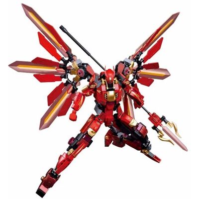 Sluban Atomsturm Baukasten - Rote P.R. Mecha Sluban Atomsturm Baukasten - Rote P.R. Mecha