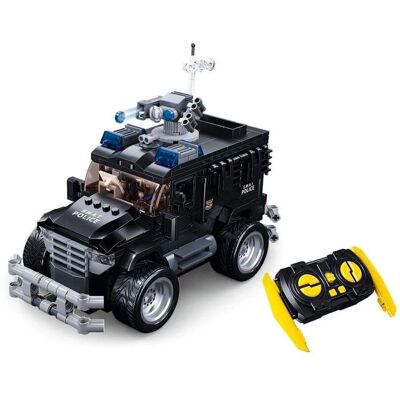 Sluban Model Bricks M38-b1168 Silber Polizei Auto Sluban Model Bricks M38-b1168 Silber Polizei Auto