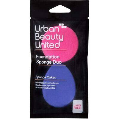Éponges de Maquillage Urban Beauty United Duo Base de Maquillage - Publicité Éponges de Maquillage Urban Beauty United Duo Base de Maquillage - Publicité