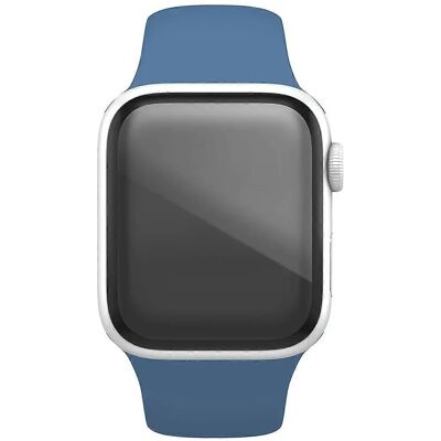 Bracelet en Silicone Devia Sport 42/44/45/46/49mm Bleu - Bracelet Montre Connectée Bracelet en Silicone Devia Sport 42/44/45/46/49mm Bleu - Bracelet Montre Connectée