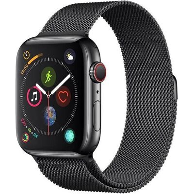 Devia Boucle Milanese en acier inoxydable pour Apple Watch - Noir - 38/40/41mm Devia Boucle Milanese en acier inoxydable pour Apple Watch - Noir - 38/40/41mm