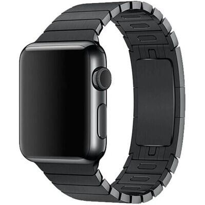 Devia Metallinen Linkkihihna 38/40/41/42mm Musta - Apple Watch Rem Devia Metallinen Linkkihihna 38/40/41/42mm Musta - Apple Watch Rem