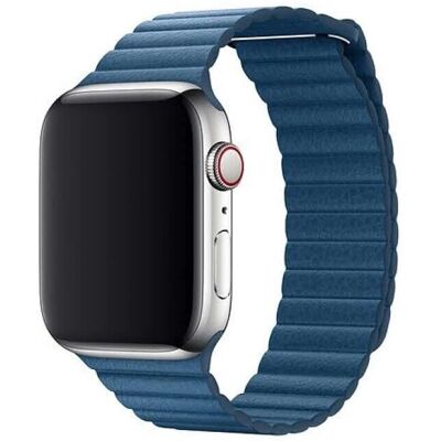 Correa magnética de cuero artificial Devia Azul para Apple Watch Correa magnética de cuero artificial Devia Azul para Apple Watch