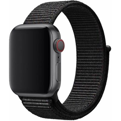 Devia Schwarzes Nylonarmband für Apple Watch - Smart Wearables Devia Schwarzes Nylonarmband für Apple Watch - Smart Wearables