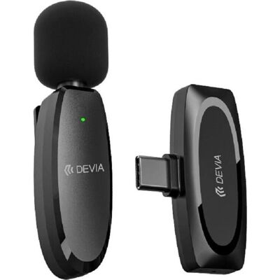 Microphone sans fil Devia AP004 Kintone - Noir - Publicité Microphone sans fil Devia AP004 Kintone - Noir - Publicité