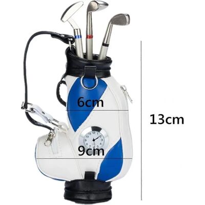 Supporto penna da golf regalo Argento - Regalo creativo e pratico con tre penne neutre Supporto penna da golf regalo Argento - Regalo creativo e pratico con tre penne neutre