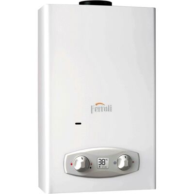Chauffe-eau à Gaz Ferroli Zefiro Eco - Chambre Ouverte - 11 L/min - Low NOx - Publicité Chauffe-eau à Gaz Ferroli Zefiro Eco - Chambre Ouverte - 11 L/min - Low NOx - Publicité