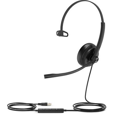 Yealink UH34 SE Mono Headset - Noise Cancelling Microphone - USB-A Headset - Black Yealink UH34 SE Mono Headset - Noise Cancelling Microphone - USB-A Headset - Black