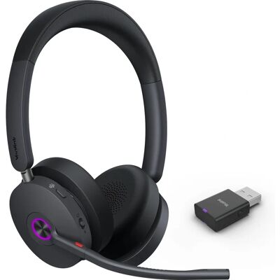 Yealink WH68 Hybrid Teams Headset - Bluetooth, USB-C, Black Yealink WH68 Hybrid Teams Headset - Bluetooth, USB-C, Black