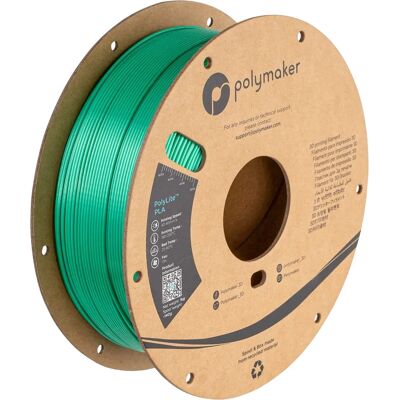 Polymaker Polylite PLA Seta - 1.75mm 1000g, Verde Polymaker Polylite PLA Seta - 1.75mm 1000g, Verde