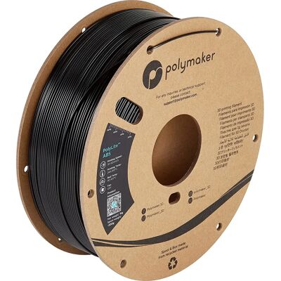 Polymaker PE01033 Schwarzes ABS 3D-Druckmaterial - 3 kg Polymaker PE01033 Schwarzes ABS 3D-Druckmaterial - 3 kg