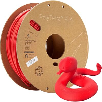 Polymaker PolyTerra PLA Rot - 3D-Druckfilament - 2.85mm - 1000g Polymaker PolyTerra PLA Rot - 3D-Druckfilament - 2.85mm - 1000g