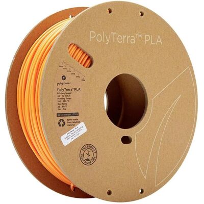 Polymaker - PolyTerra PLA - Sunrise Orange - Filament Polymaker - PolyTerra PLA - Sunrise Orange - Filament