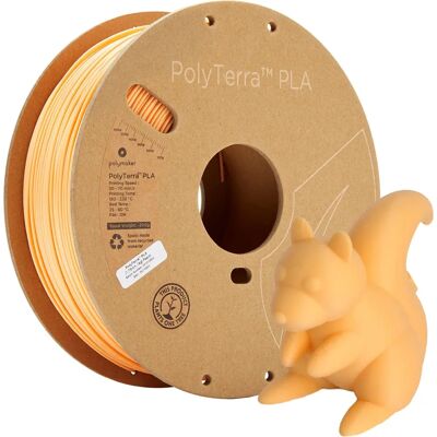 Polymaker PolyTerra PLA Pastelorange - 3D-Druck Filament Polymaker PolyTerra PLA Pastelorange - 3D-Druck Filament
