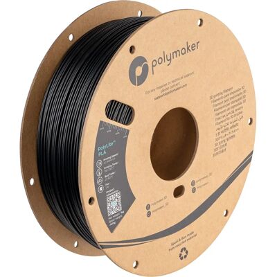 Polymaker PolyLite - Nero - Filamento per stampa 3D Polymaker PolyLite - Nero - Filamento per stampa 3D