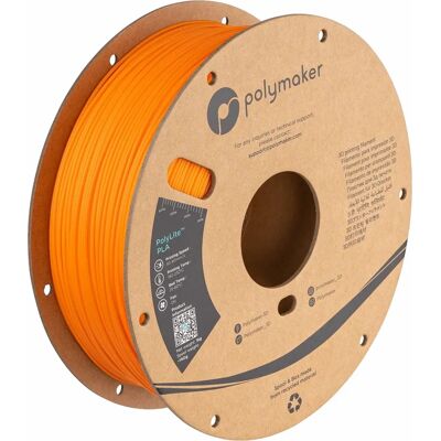 Polymaker PolyLite PLA V2 - Naranja - 1.75mm - Filamento 3D Polymaker PolyLite PLA V2 - Naranja - 1.75mm - Filamento 3D