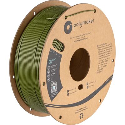 Polymaker Filamento Verde Militar - Resistente al calor, UV, clima - 1.75mm 1000g Polymaker Filamento Verde Militar - Resistente al calor, UV, clima - 1.75mm 1000g