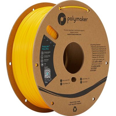 Polymaker Gelbes PLA Pro Filament - Schlag & Steifigkeit - 3D-Druck Polymaker Gelbes PLA Pro Filament - Schlag & Steifigkeit - 3D-Druck