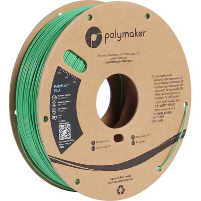 Polymaker Vert PolyMAX Tough PLA 750g - Matériau d'impression 3D - Publicité Polymaker Vert PolyMAX Tough PLA 750g - Matériau d'impression 3D - Publicité