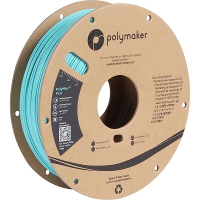 Polymaker PA06010 PolyMAX Tough Filament - 3D-Druckmaterial Teal Polymaker PA06010 PolyMAX Tough Filament - 3D-Druckmaterial Teal