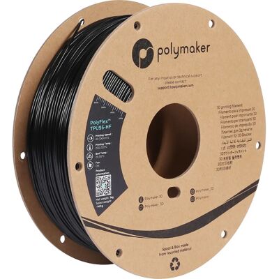 Polymaker PD03001 Zwart 3D-printmateriaal - 3D-filament Polymaker PD03001 Zwart 3D-printmateriaal - 3D-filament