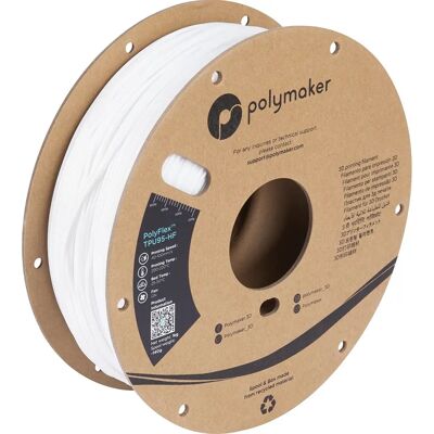 Polymaker PD03002 Wit Hoge Stroom Flexibel 3D-printer Filament Polymaker PD03002 Wit Hoge Stroom Flexibel 3D-printer Filament
