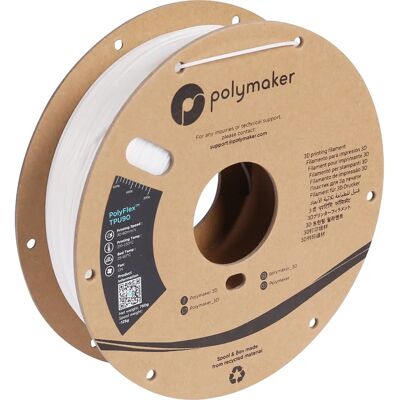 Polymaker PolyFlex TPU90 V2 - Fehér - 1.75mm - 3D Szál Polymaker PolyFlex TPU90 V2 - Fehér - 1.75mm - 3D Szál