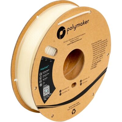 Polymaker Polycast PVB Filament 1,75mm 750g - Naturel Polymaker Polycast PVB Filament 1,75mm 750g - Naturel