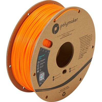 Polymaker PolyLite PLA V2 - Orange - 2.85mm 3D Filament Polymaker PolyLite PLA V2 - Orange - 2.85mm 3D Filament