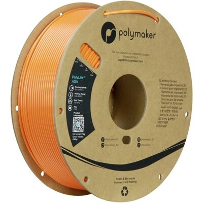 Polymaker Orange ASA UV-beständig Außen 3D Filament Polymaker Orange ASA UV-beständig Außen 3D Filament
