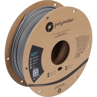 Polymaker PG02002 Filamento 3D Grigio - Rinforzato con Fibra di Vetro, Resistente al Calore Polymaker PG02002 Filamento 3D Grigio - Rinforzato con Fibra di Vetro, Resistente al Calore