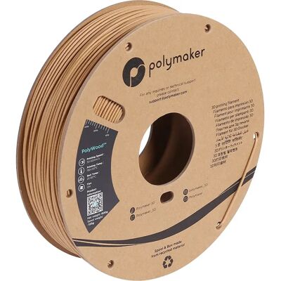 Polymaker PA08006 Bois - Filament d'impression 3D - Marron Polymaker PA08006 Bois - Filament d'impression 3D - Marron