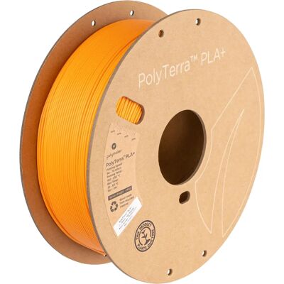 Polymaker Naranja PolyTerra PLA+ 3D Filamento - Rígido, 1.75mm, 1kg Polymaker Naranja PolyTerra PLA+ 3D Filamento - Rígido, 1.75mm, 1kg
