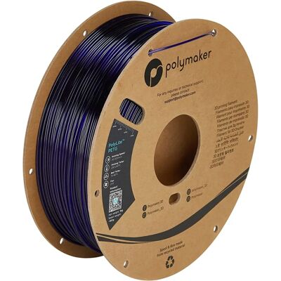 Polymaker PB01032 3D printmateriaal PETG Blauw - 3D filament Polymaker PB01032 3D printmateriaal PETG Blauw - 3D filament