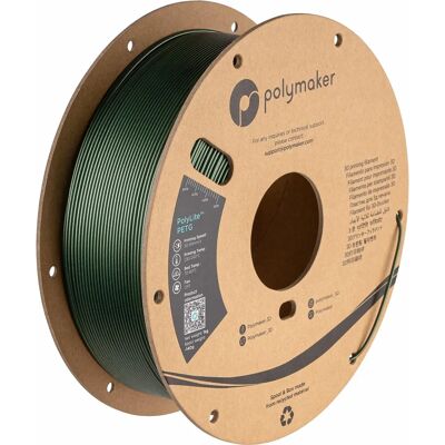 Polymaker PB01035 Vert Foncé Résistant à la Chaleur PETG - Filament - Publicité Polymaker PB01035 Vert Foncé Résistant à la Chaleur PETG - Filament - Publicité