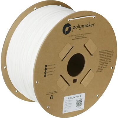 Polymaker Hvid PA02036 Filament - 1,75mm 3kg - Høj Stivhed Polymaker Hvid PA02036 Filament - 1,75mm 3kg - Høj Stivhed