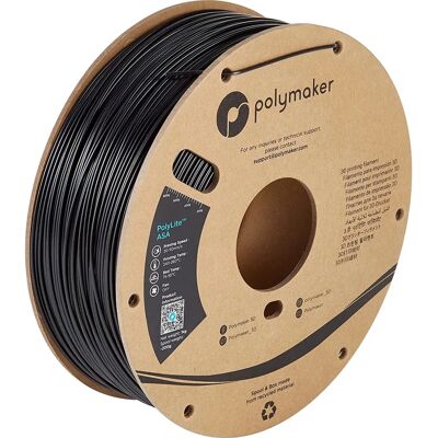 Polymaker PF01024 Filament Noir Résistant aux UV - Impression 3D - Publicité Polymaker PF01024 Filament Noir Résistant aux UV - Impression 3D - Publicité