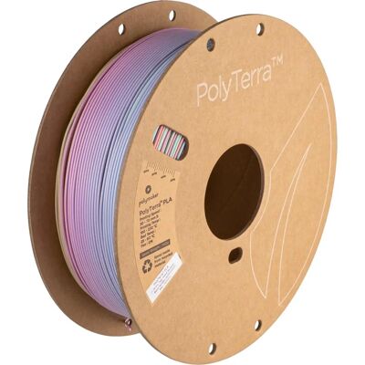 Polymaker PolyTerra Pastel Szivárvány PLA 3D Fúvóka - Környezetbarát, Matt Polymaker PolyTerra Pastel Szivárvány PLA 3D Fúvóka - Környezetbarát, Matt