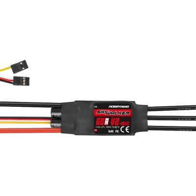 Hobbywing Skywalker V2 60A borstlös ESC för RC-flygplan Hobbywing Skywalker V2 60A borstlös ESC för RC-flygplan