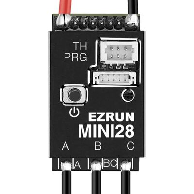 Hobbywing Mini28 ESC - Compacte RC-motorrijregelaar met 26 programmeerbare instellingen Hobbywing Mini28 ESC - Compacte RC-motorrijregelaar met 26 programmeerbare instellingen