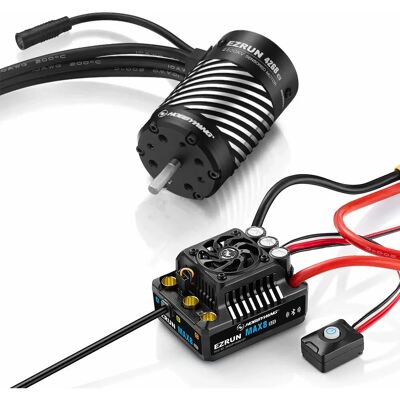 Hobbywing MAX8 G2S 1/8 RC Motor - Waterdicht, 2500KV Hobbywing MAX8 G2S 1/8 RC Motor - Waterdicht, 2500KV