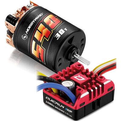 Hobbywing Quicrun WP1080 Combo 540 30T - ESC senza spazzole per 1/10 Crawler Hobbywing Quicrun WP1080 Combo 540 30T - ESC senza spazzole per 1/10 Crawler