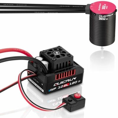 Hobbywing 3652SL-5400KV Set voor RC Off-Road Hobbywing 3652SL-5400KV Set voor RC Off-Road