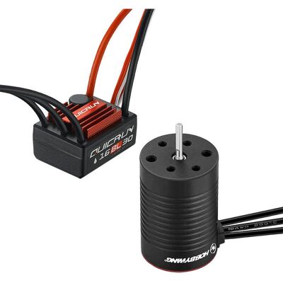 Hobbywing Quicrun WP16BL30 waterdichte regelaar & 2435SL 6500KV G3 Motor set Hobbywing Quicrun WP16BL30 waterdichte regelaar & 2435SL 6500KV G3 Motor set