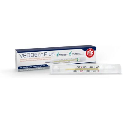 Termometro Pic Solution Vedoeco Plus - Vetro di Gallio, Digitale, Ecologico Termometro Pic Solution Vedoeco Plus - Vetro di Gallio, Digitale, Ecologico