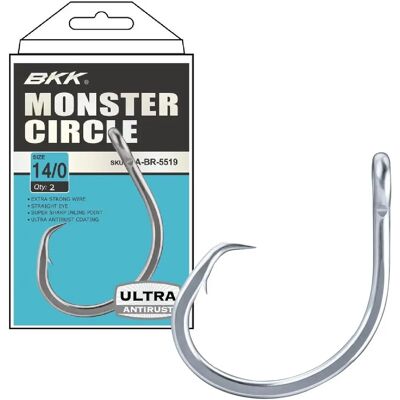 BKK Anzuelo Simple Con Ojal Monster Circle - Fishing Hook BKK Anzuelo Simple Con Ojal Monster Circle - Fishing Hook