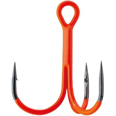 BKK Spear 21 UVO Drillingenhaken - Orange UV - Tiefwasserangeln BKK Spear 21 UVO Drillingenhaken - Orange UV - Tiefwasserangeln