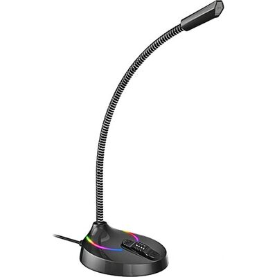 Havit GK55 Mikrofon - Schwarz - Omnidirektional - RGB-Beleuchtung Havit GK55 Mikrofon - Schwarz - Omnidirektional - RGB-Beleuchtung