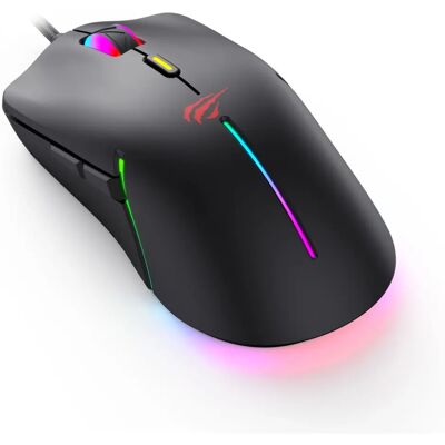 Havit MS1031 Gaming Maus - 7200 DPI - RGB Schwarz - Gaming Maus Havit MS1031 Gaming Maus - 7200 DPI - RGB Schwarz - Gaming Maus