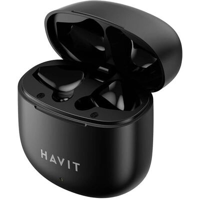 Bezdrátová sluchátka Havit TW976 - Bluetooth 5.3, 5h, Černá Bezdrátová sluchátka Havit TW976 - Bluetooth 5.3, 5h, Černá